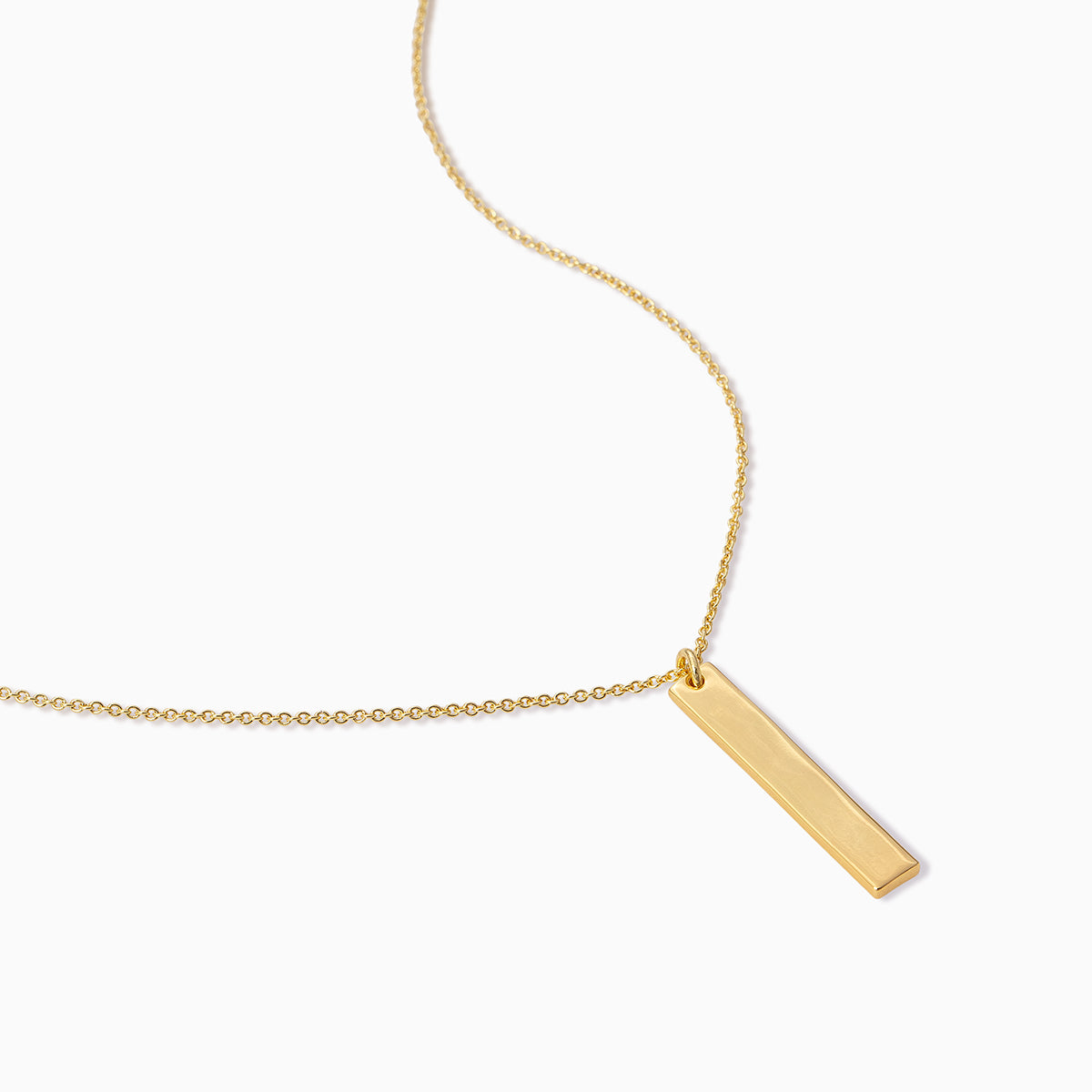 Gold Vertical Bar Personalized Engravable Necklace | Uncommon James