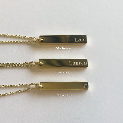 ["Vertical Bar Necklace"]