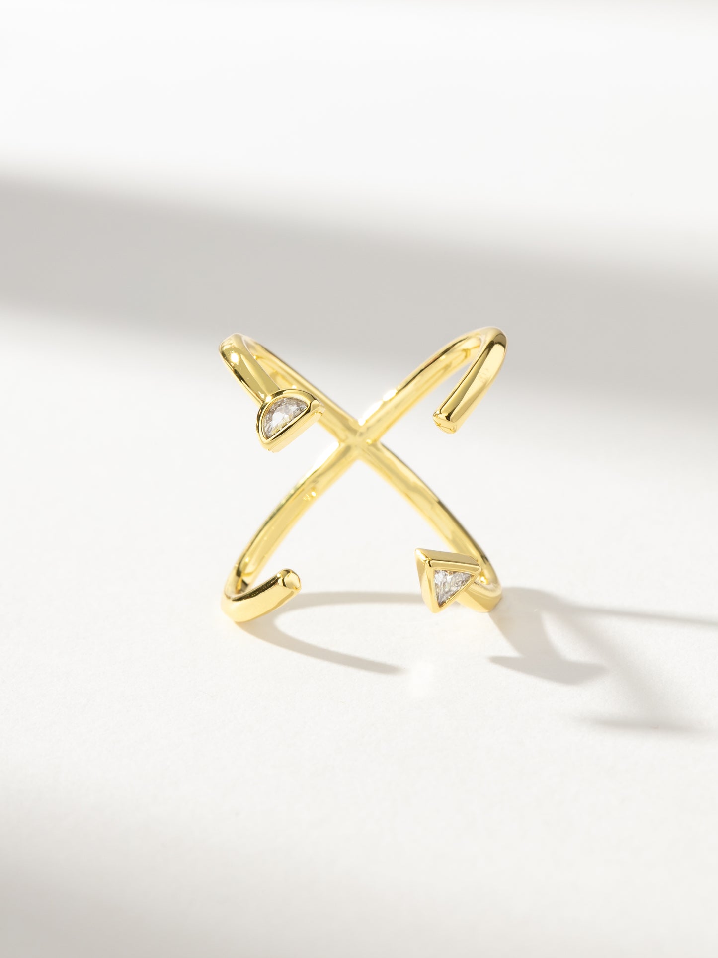 All Angles Arrow Ring | Gold | Product Image | Uncommon James