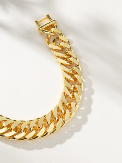 ["Bold Move Chain Bracelet ", " Gold ", " Product Detail Image ", " Uncommon James"]