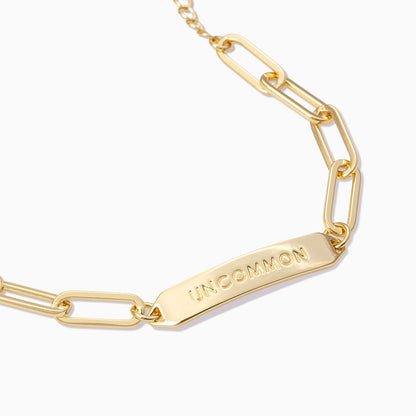 ["Uncommon Bracelet ", " Gold ", " Product Detail Image ", " Uncommon James"]