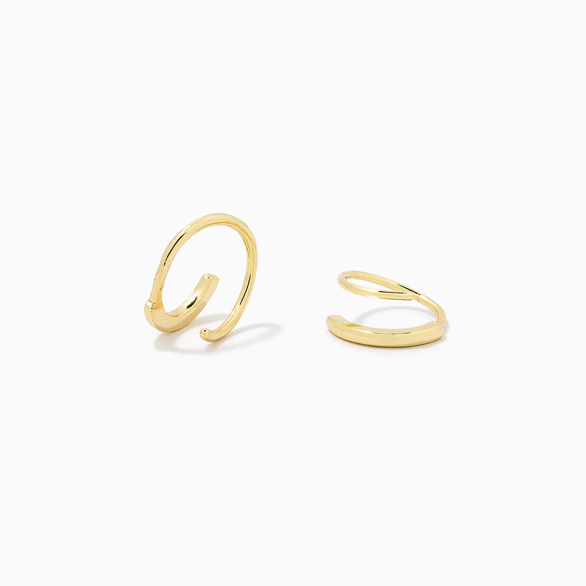 Seeing Double Earrings | Gold Solid | Product Detail Image | Uncommon James