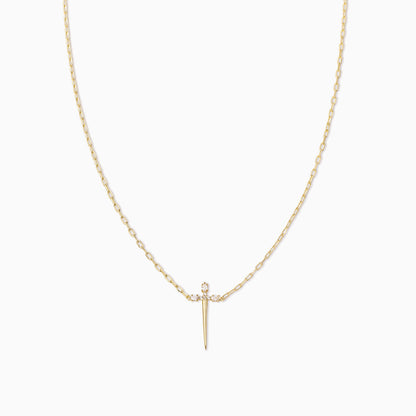 Golden Sword Necklace | Gold | Product Image | Uncommon James