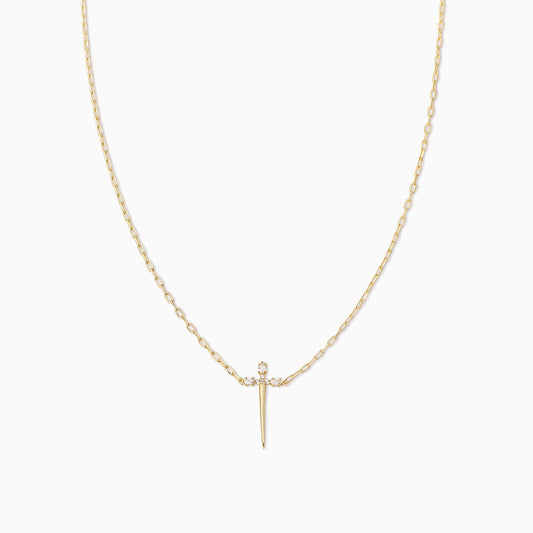 Golden Sword Necklace | Gold | Product Image | Uncommon James