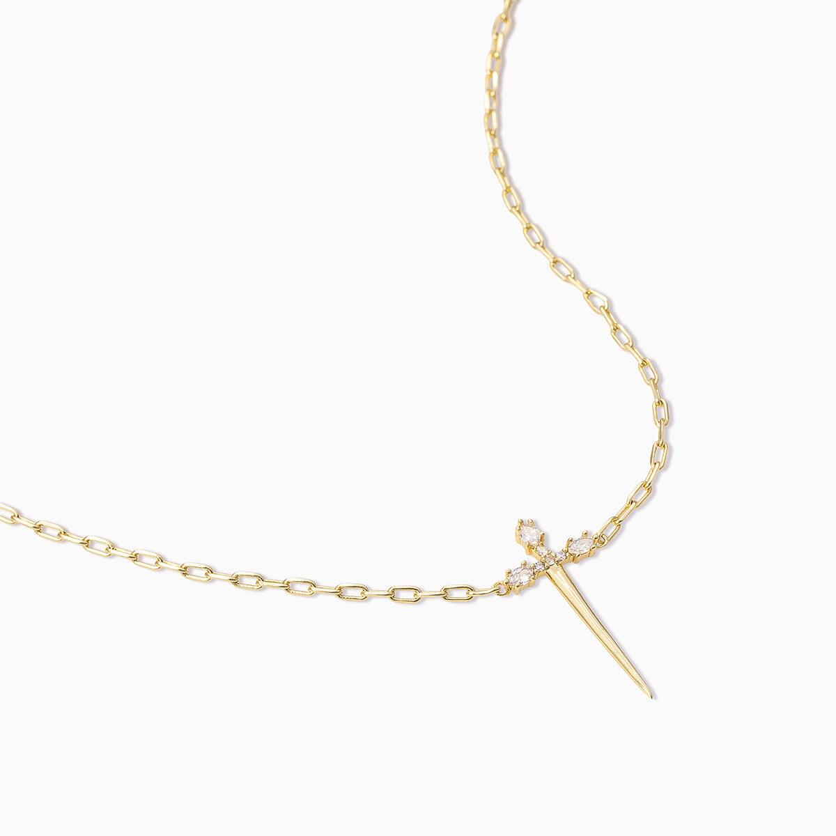 Golden Sword Necklace | Gold Chain + Pendant Necklace | Uncommon James