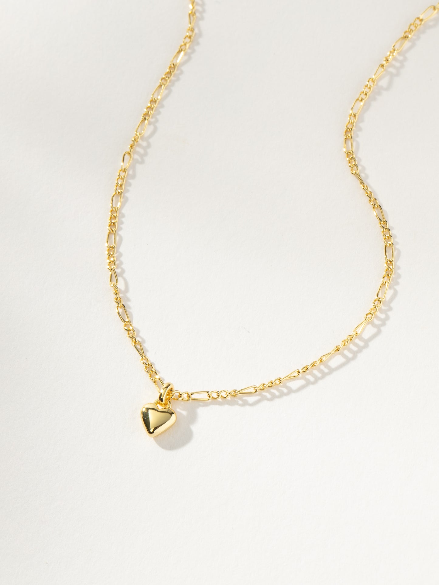 Mini Heart Necklace | Gold | Product Detail Image | Uncommon James