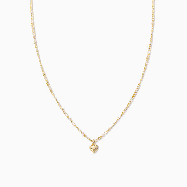 Mini Malachite Heart Necklace With Diamonds - KAMARIA