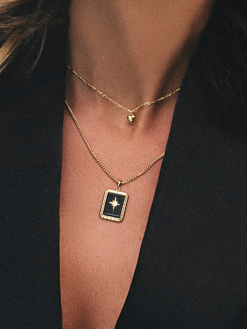 Mini Heart Necklace | Gold | KC Image | Uncommon James