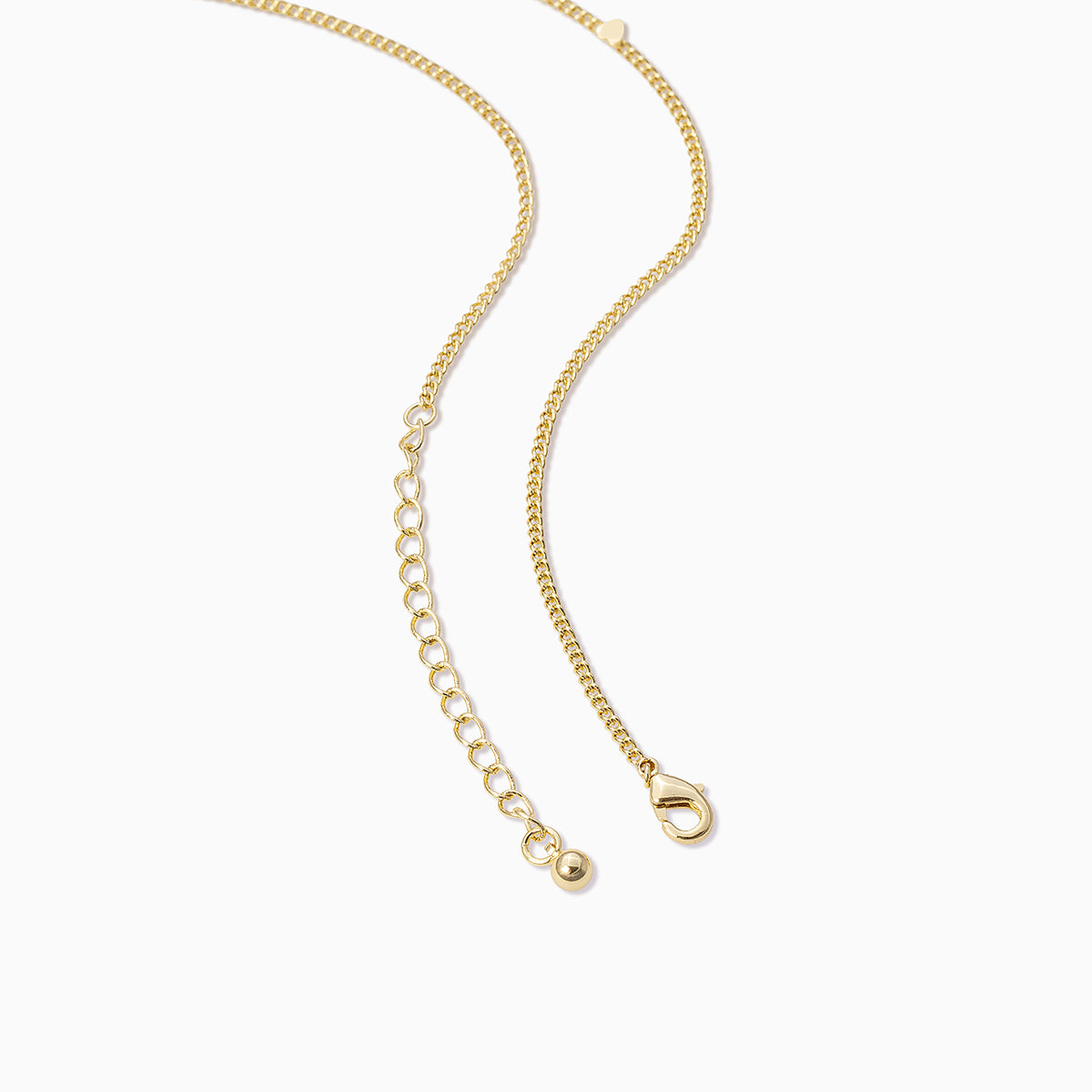 Patterned Heart Chain Choker Necklace in Gold | Uncommon James