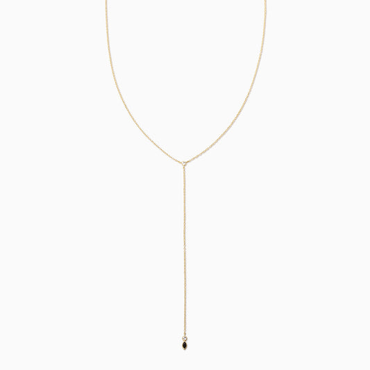 Rebellion Lariat Necklace | Gold | Product Image | Uncommon James