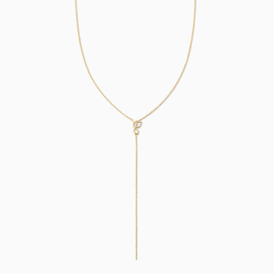 Snake Lariat Necklace | Gold | Product Image | Uncommon James