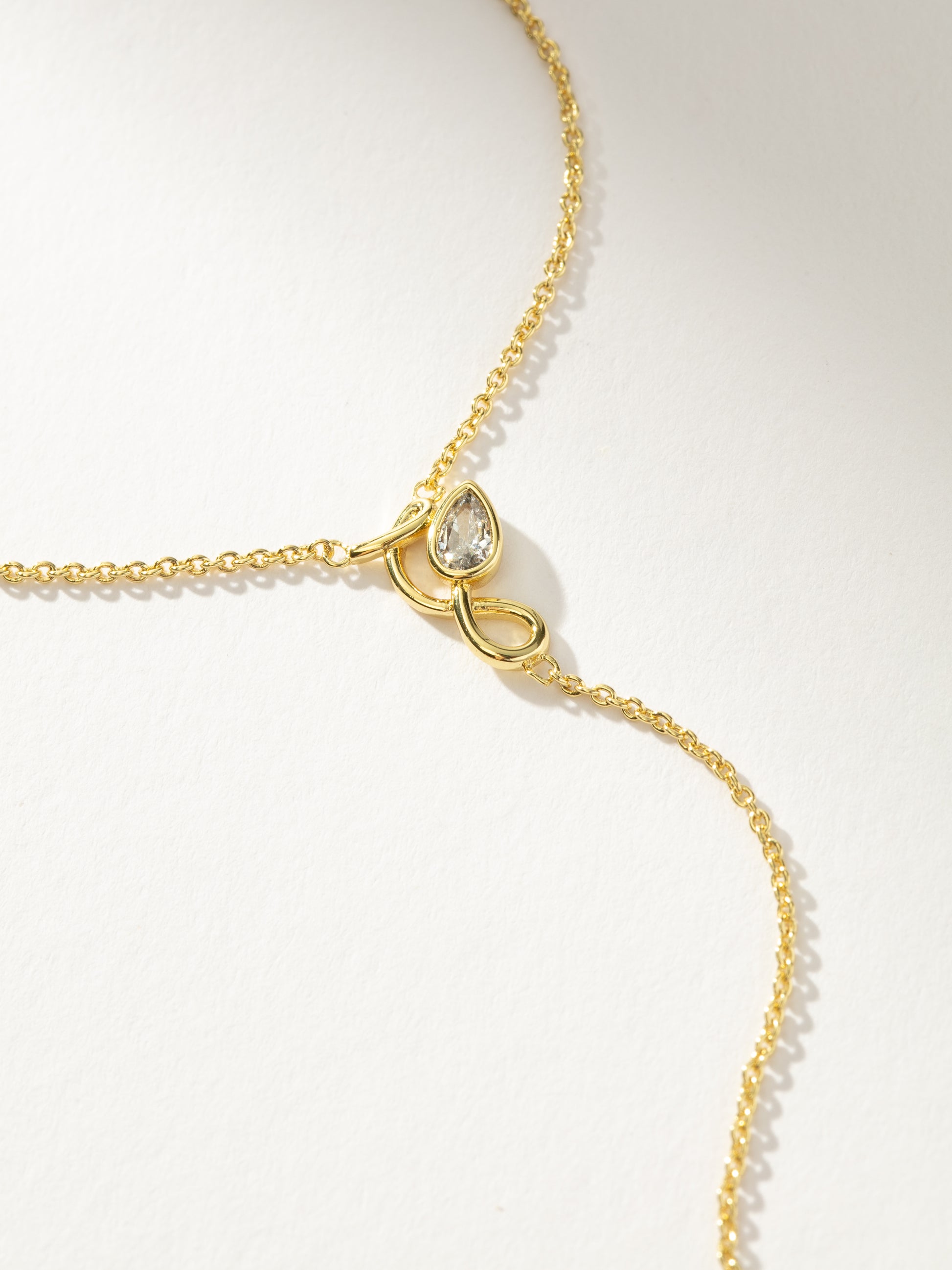 Snake Lariat Necklace | Gold | Product Detail Image | Uncommon James