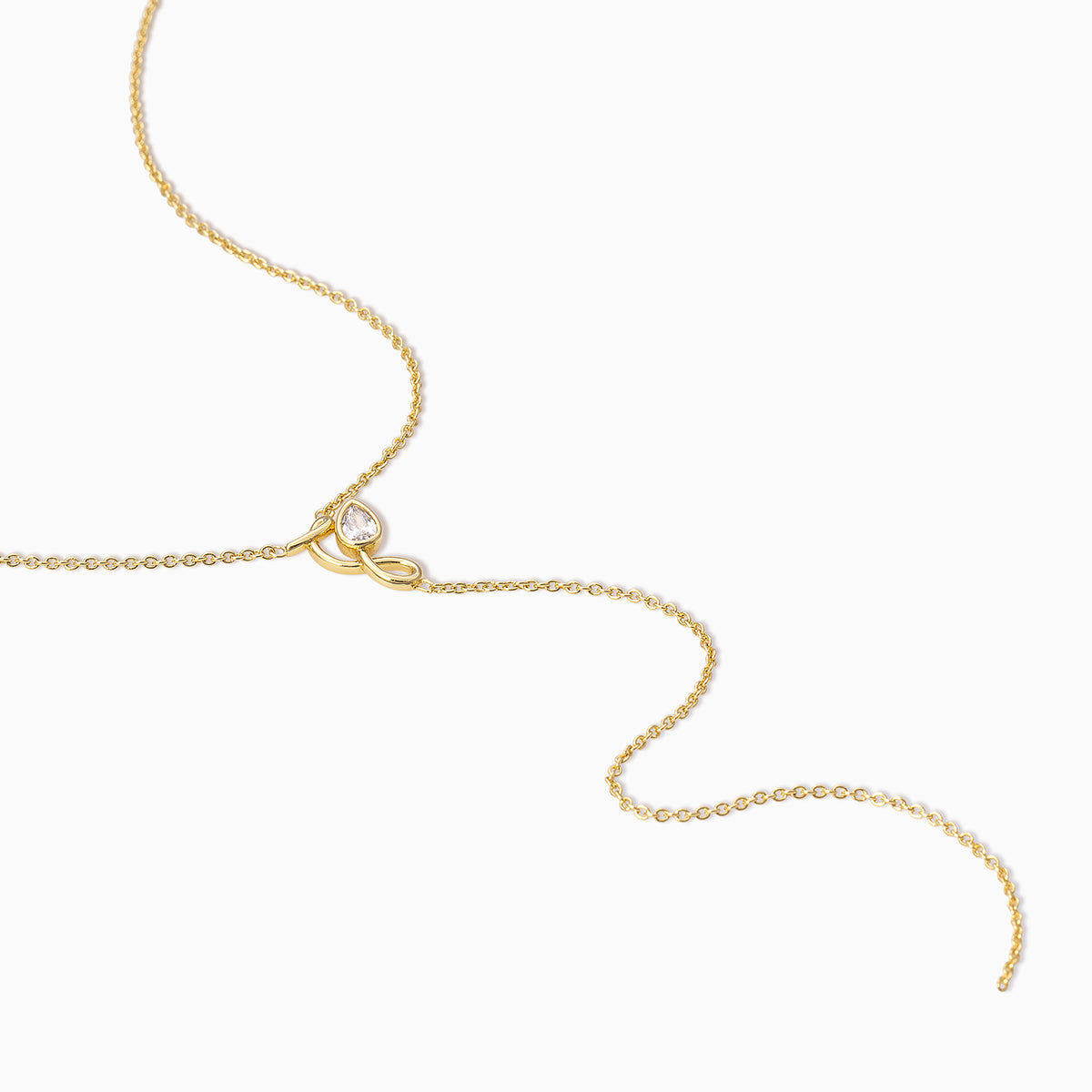 Snake Lariat Necklace | Gold | Product Detail Image 2 | Uncommon James