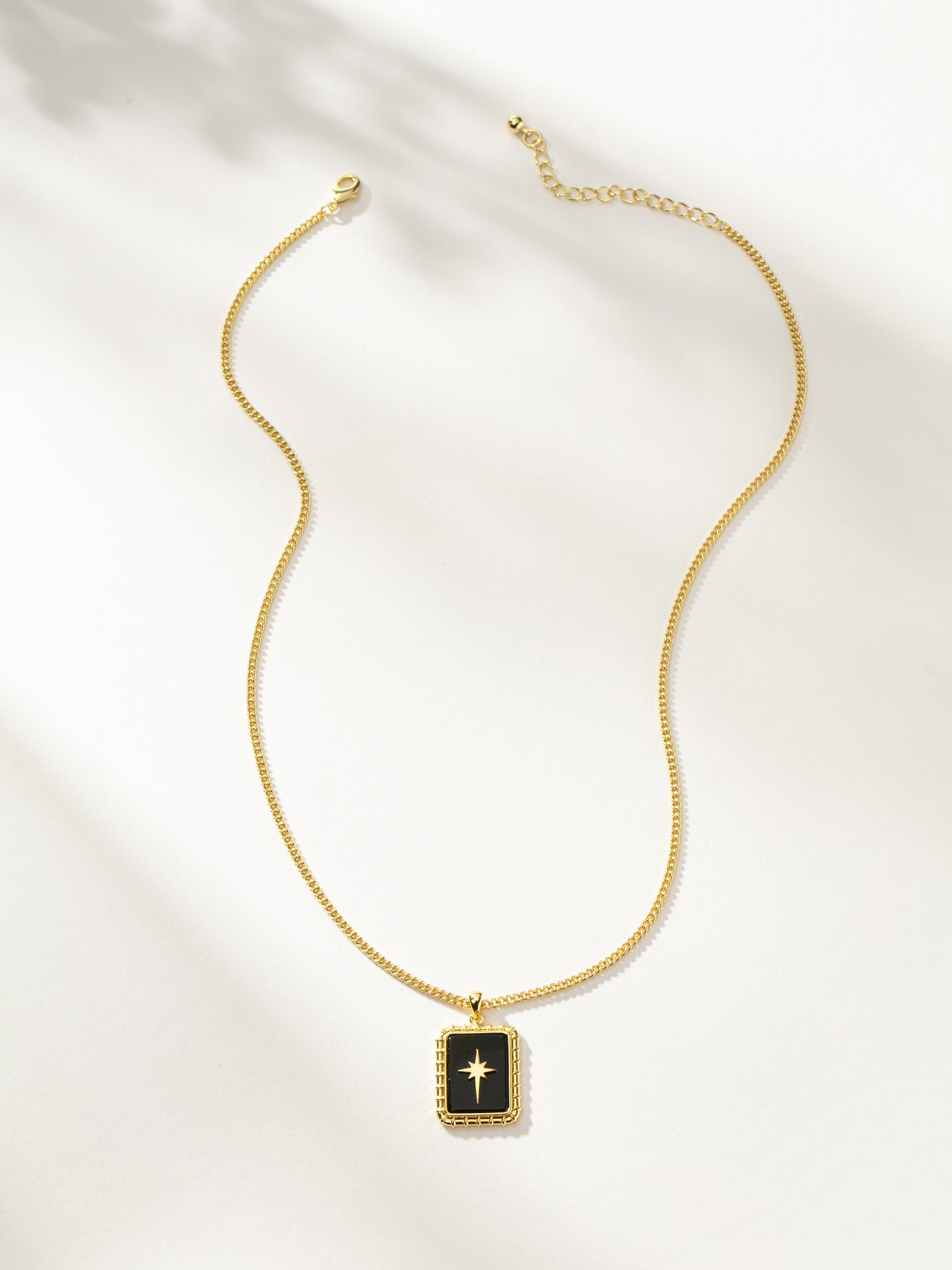 Gold Star Power Chain and Pendant Statement Necklace | Uncommon James
