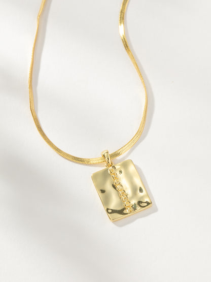 ["Uncommon Pendant Necklace ", " Gold ", " Product Detail Image ", " Uncommon James"]