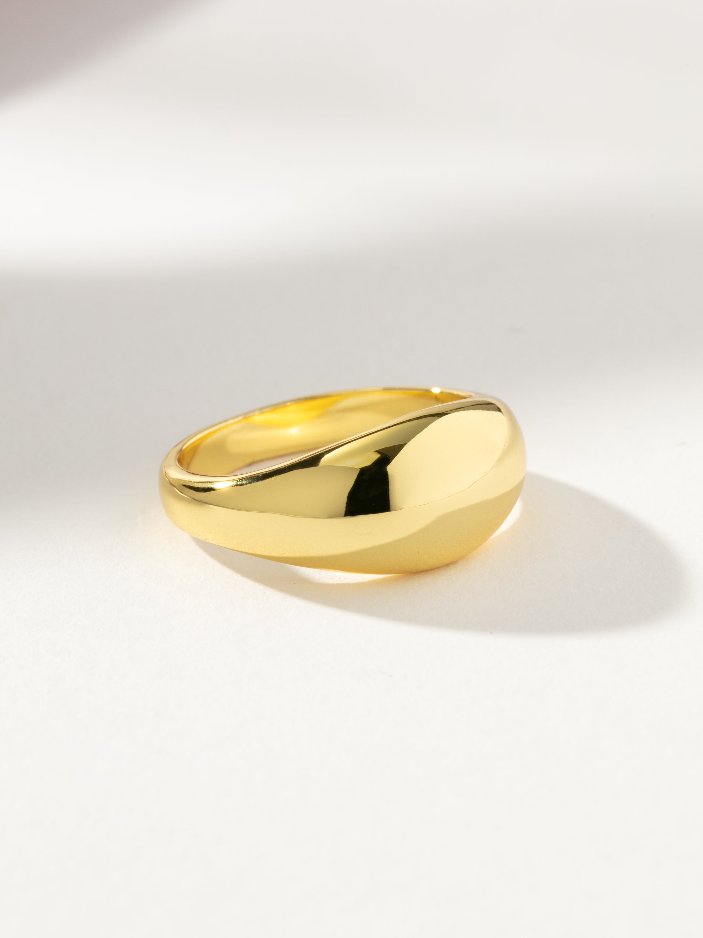 Bold Dome Chunky Statement Ring in Gold Uncommon James