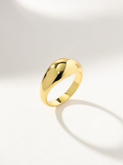 ["Bold Dome Ring ", " Gold ", " Product Detail Image ", " Uncommon James"]