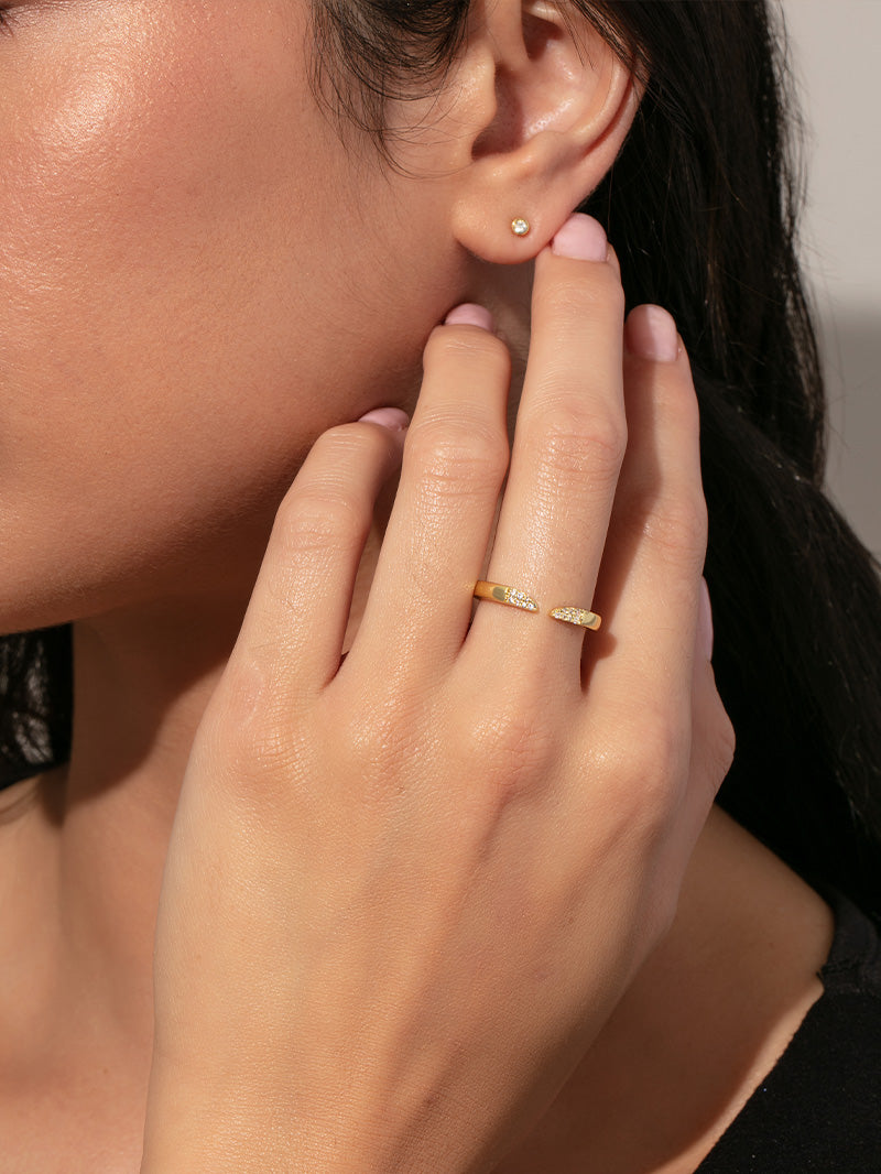 Karma Ring | Gold | Model Image | Uncommon James