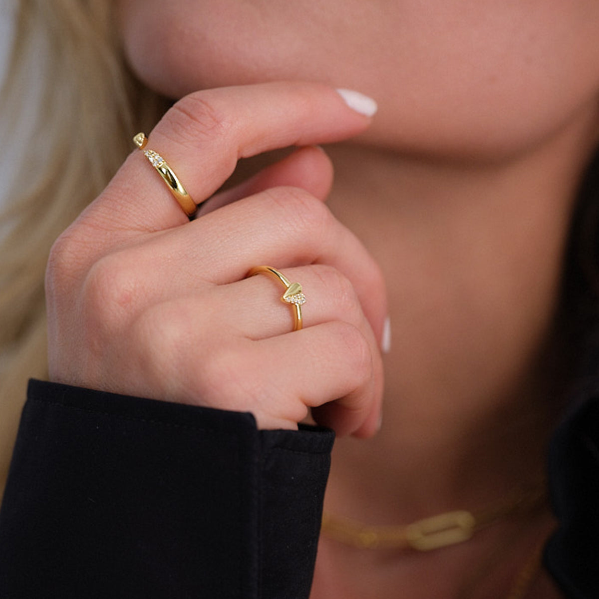 Other Half Heart Ring | Gold | KC Image | Uncommon James
