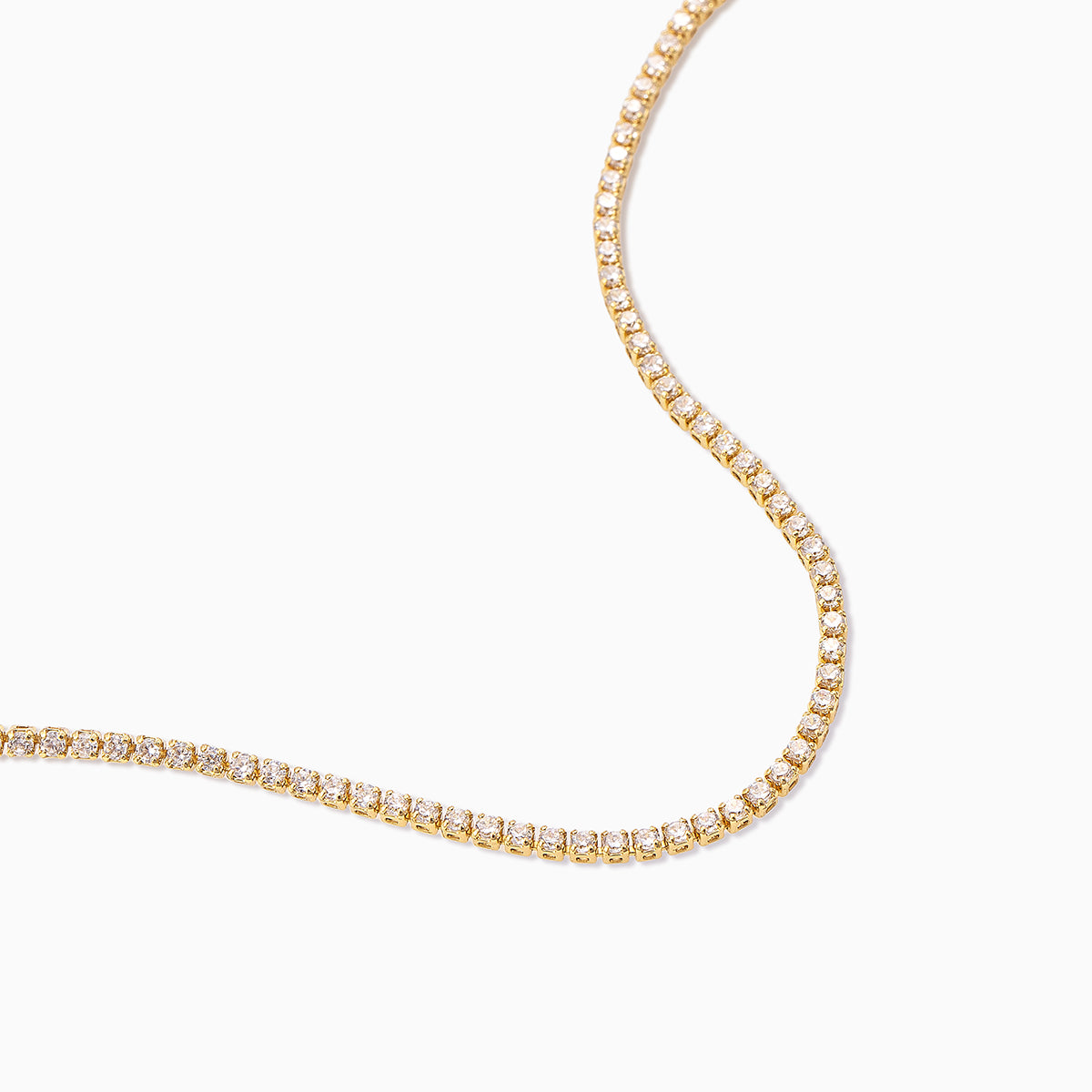 Glam Tennis Bracelet | Gold | Product Detail Image | Uncommon James