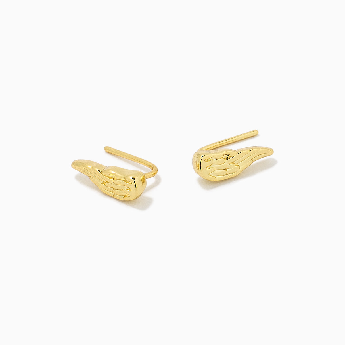 Angel Wings Ear Climber | Gold | Product Detail Image | Uncommon James