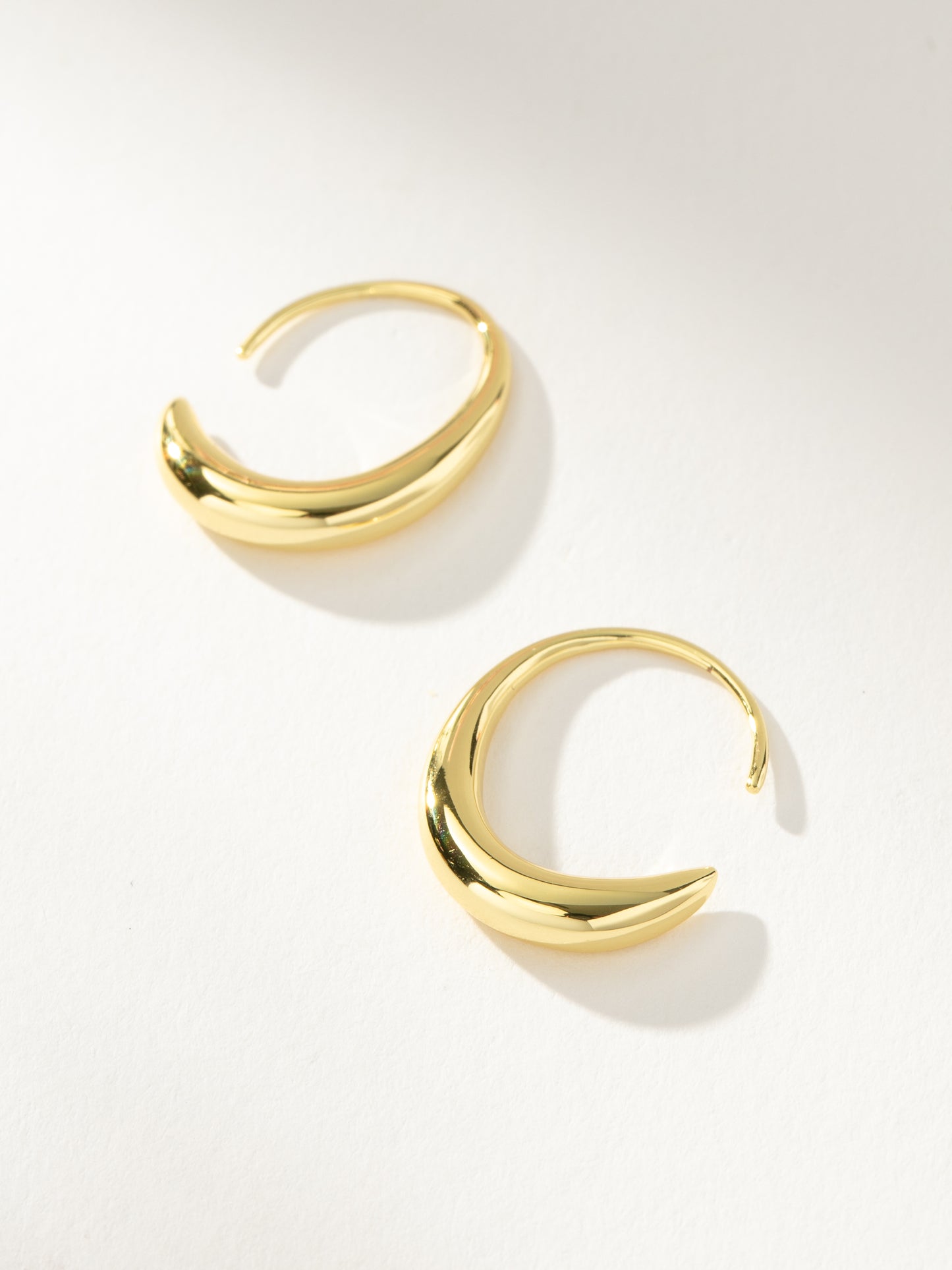 Dewdrop Hoop Earrings | Gold | Product Image | Uncommon James
