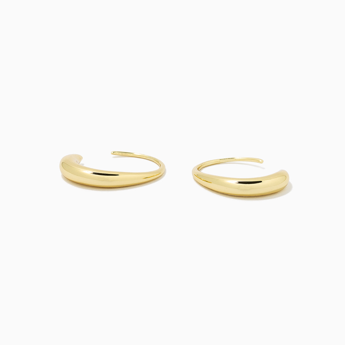 Gold Huggie Earring - 8mm 14k Gold Huggie - Pamela Love