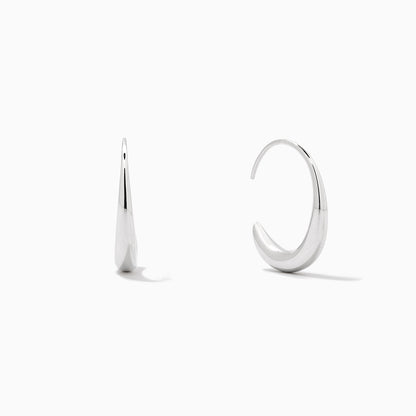 Dewdrop Hoop Earrings | Silver | Product Image | Uncommon James