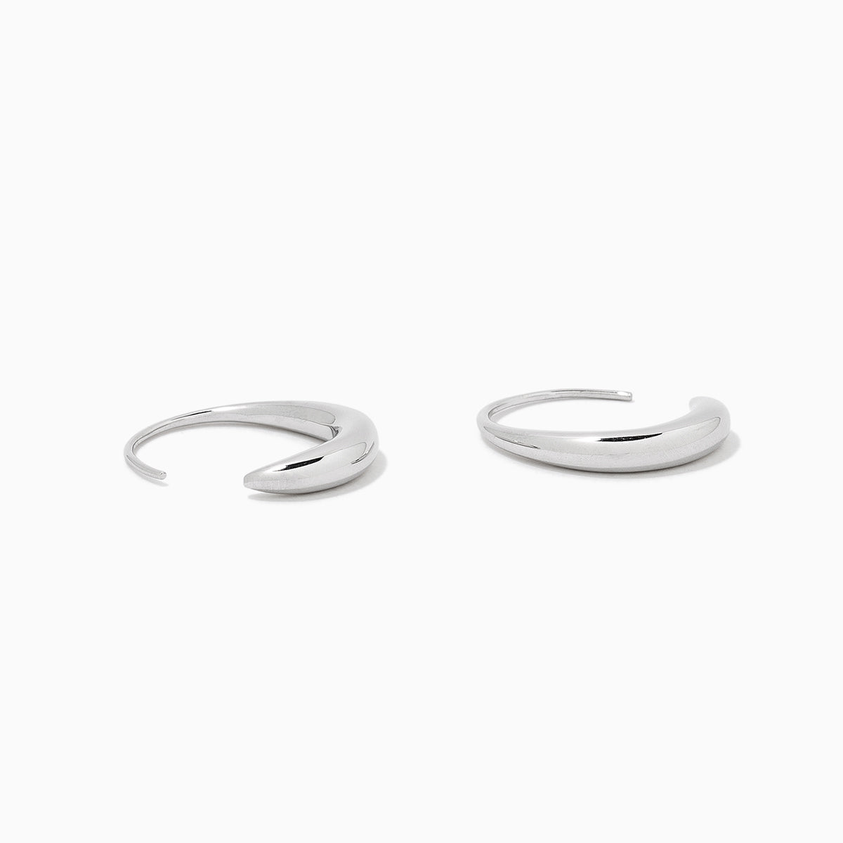Dewdrop Hoop Earrings | Silver | Product Detail Image | Uncommon James