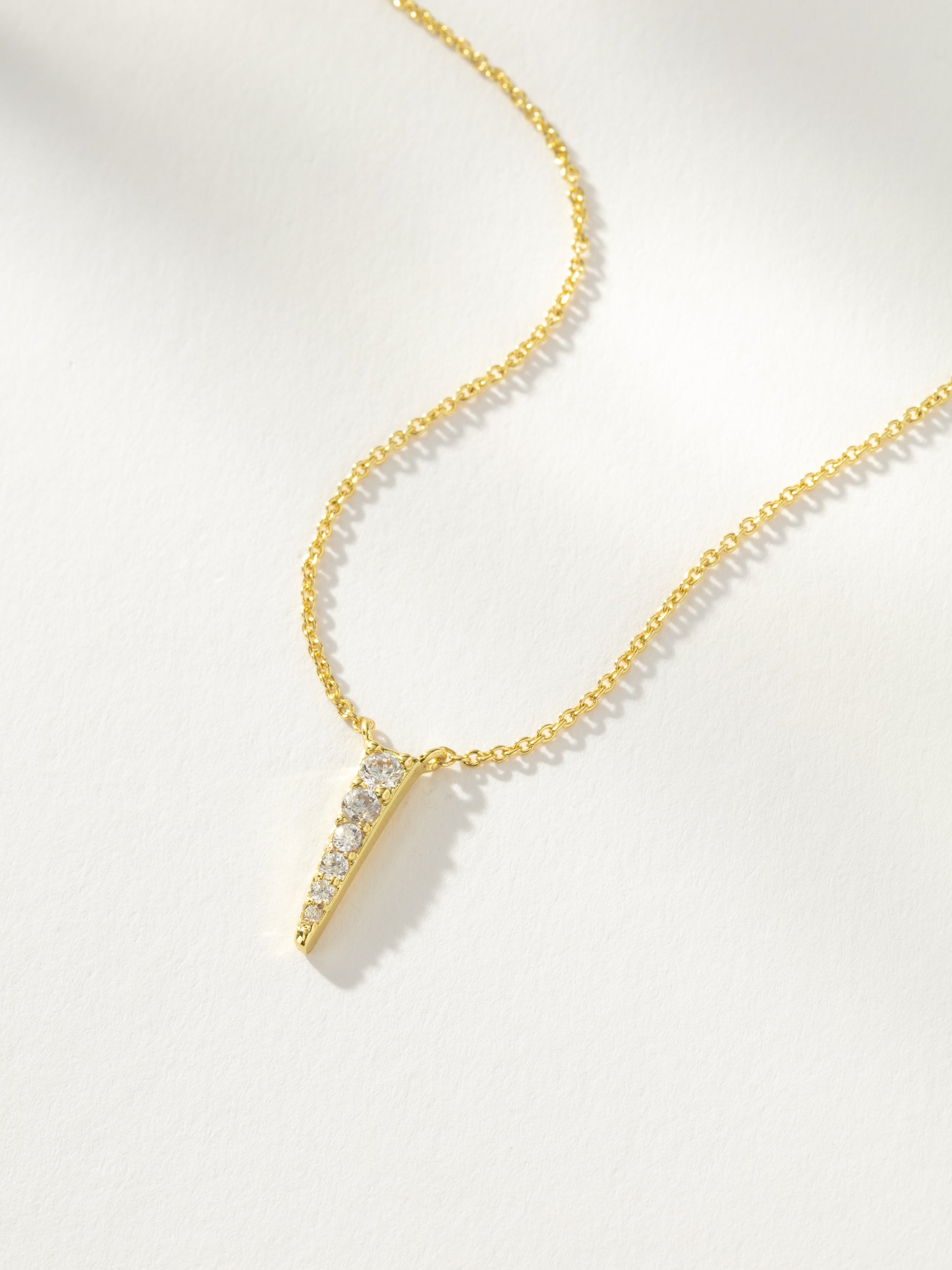 Cutting Edge Necklace | Gold | Product Detail Image | Uncommon James