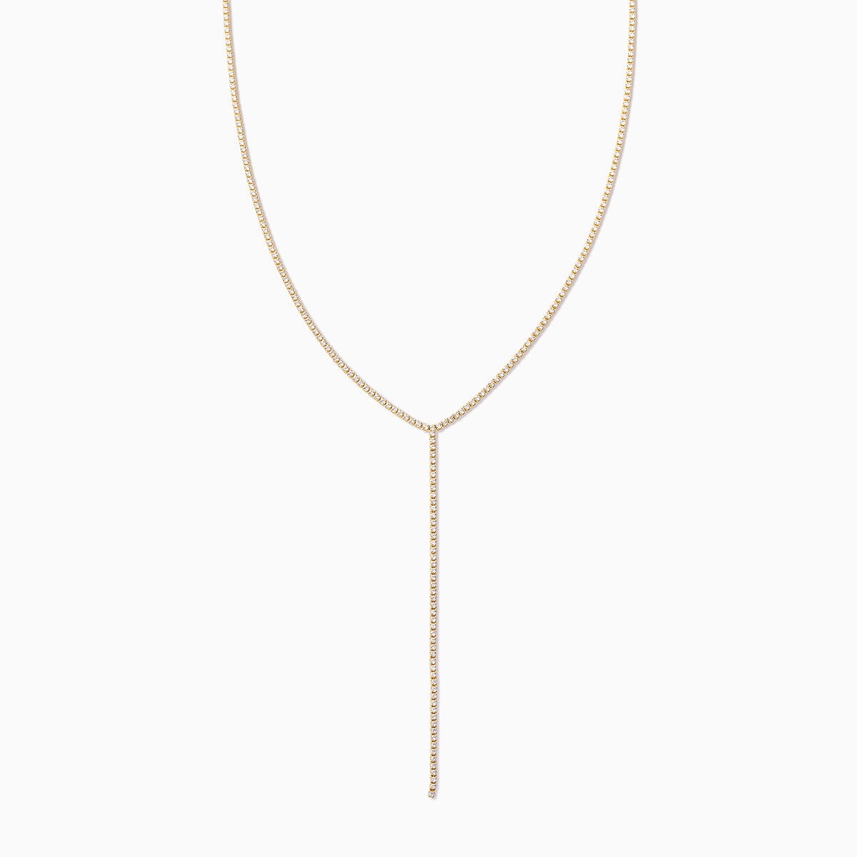 Glam Lariat Necklace | Gold | Product Image | Uncommon James