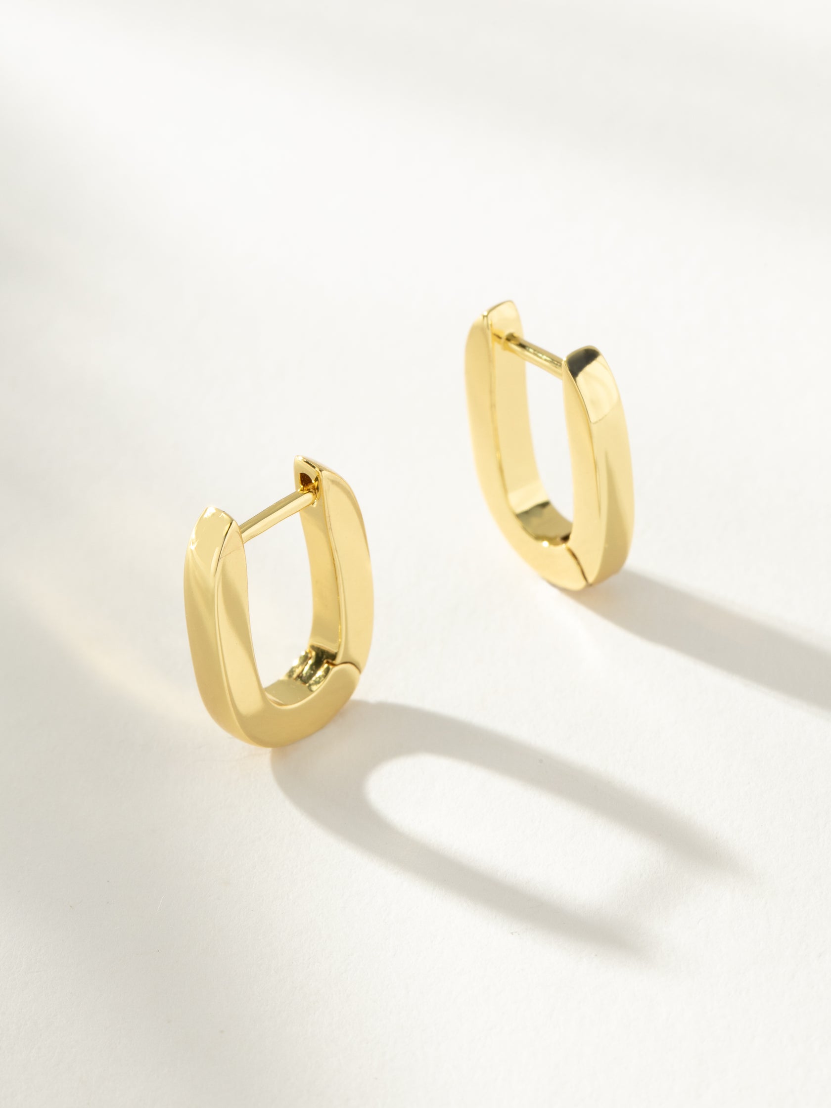 Oval Huggie Earring 18k Gold PVD main image 1