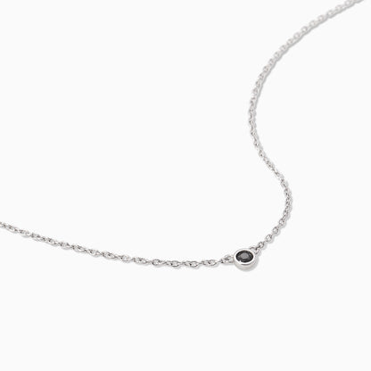 ["Black Hole Pendant Necklace ", " Sterling Silver ", " Product Detail Image ", " Uncommon James"]