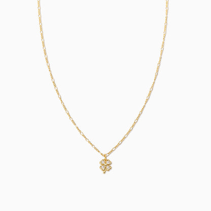 Four Leaf Clover Necklace | Gold | Product Image | Uncommon James