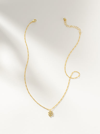 Four Leaf Clover Necklace | Gold | Product Image | Uncommon James