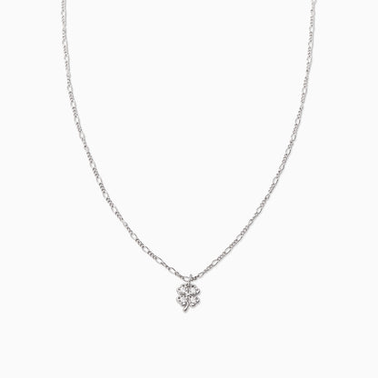 Four Leaf Clover Necklace | Silver | Product Image | Uncommon James
