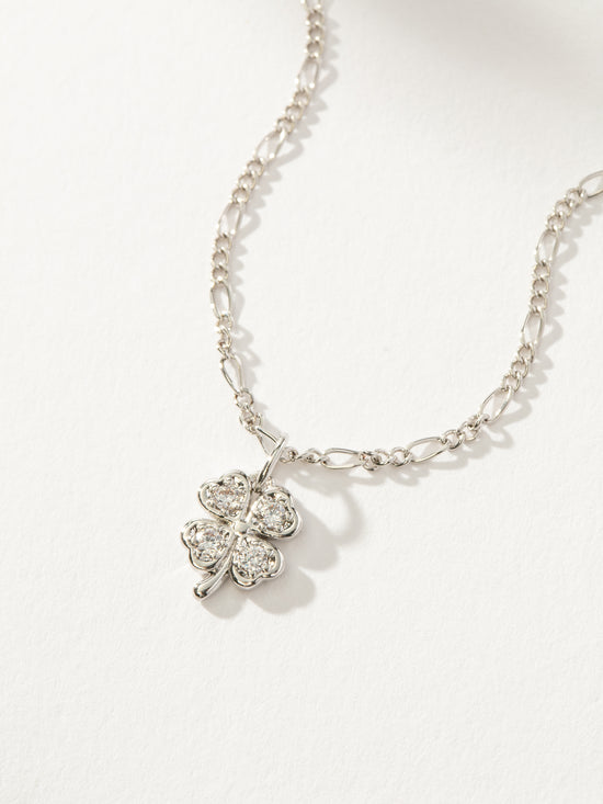 Clover quatrefoil medium necklace