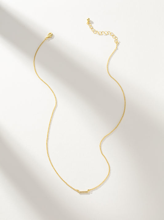 Ray of Light Bar Necklace | Gold | Product Image | Uncommon James