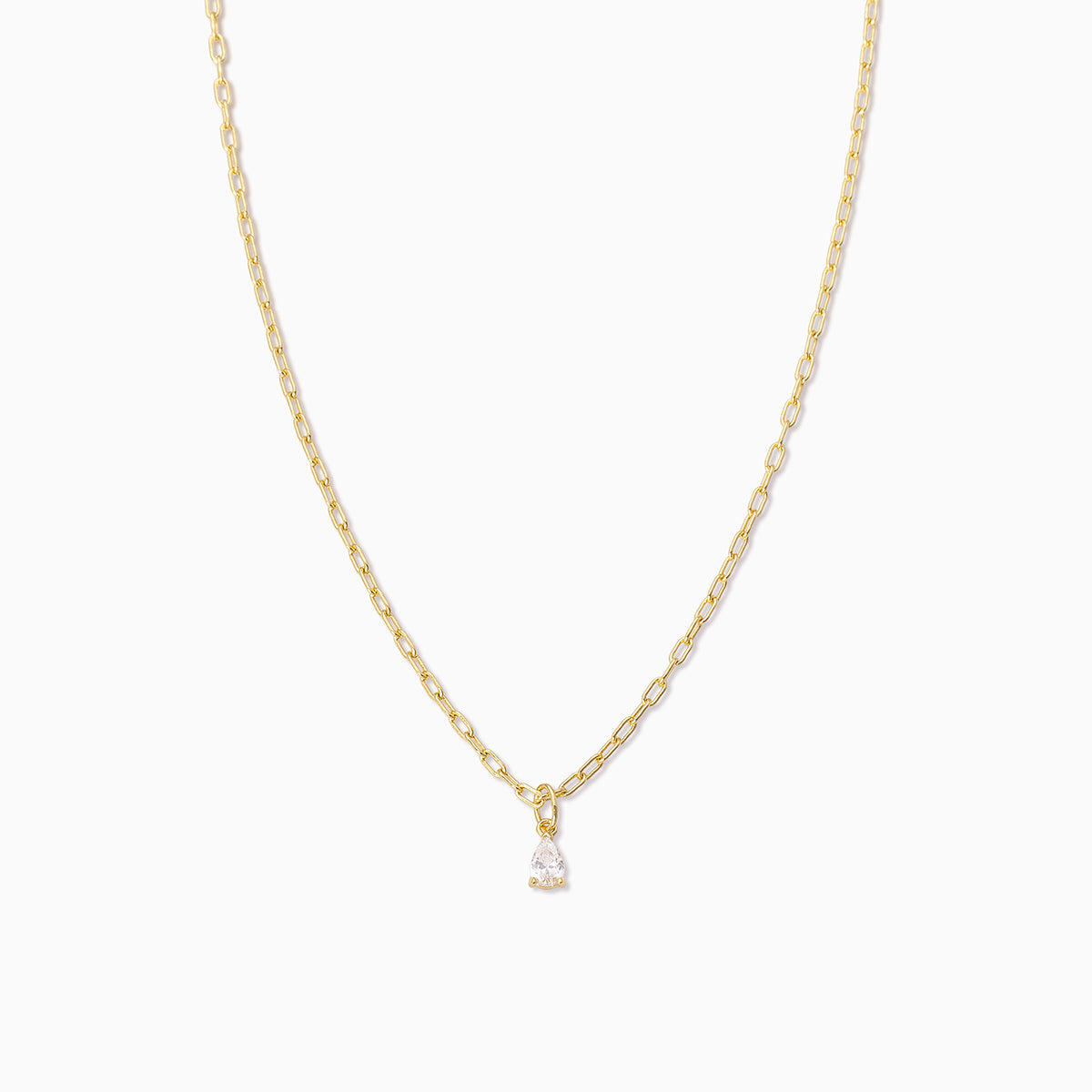 Teardrop Pendant Necklace | Gold | Product Image | Uncommon James