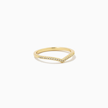 Take A Dip Pavé Ring | Gold | Product Detail Image | Uncommon James