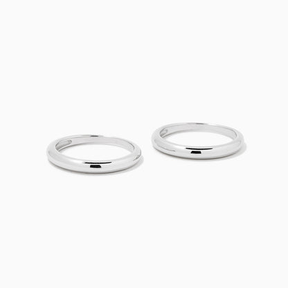 ["Simple Band Ring (Set of 2) ", " Sterling Silver ", " Product Detail Image ", " Uncommon James"]