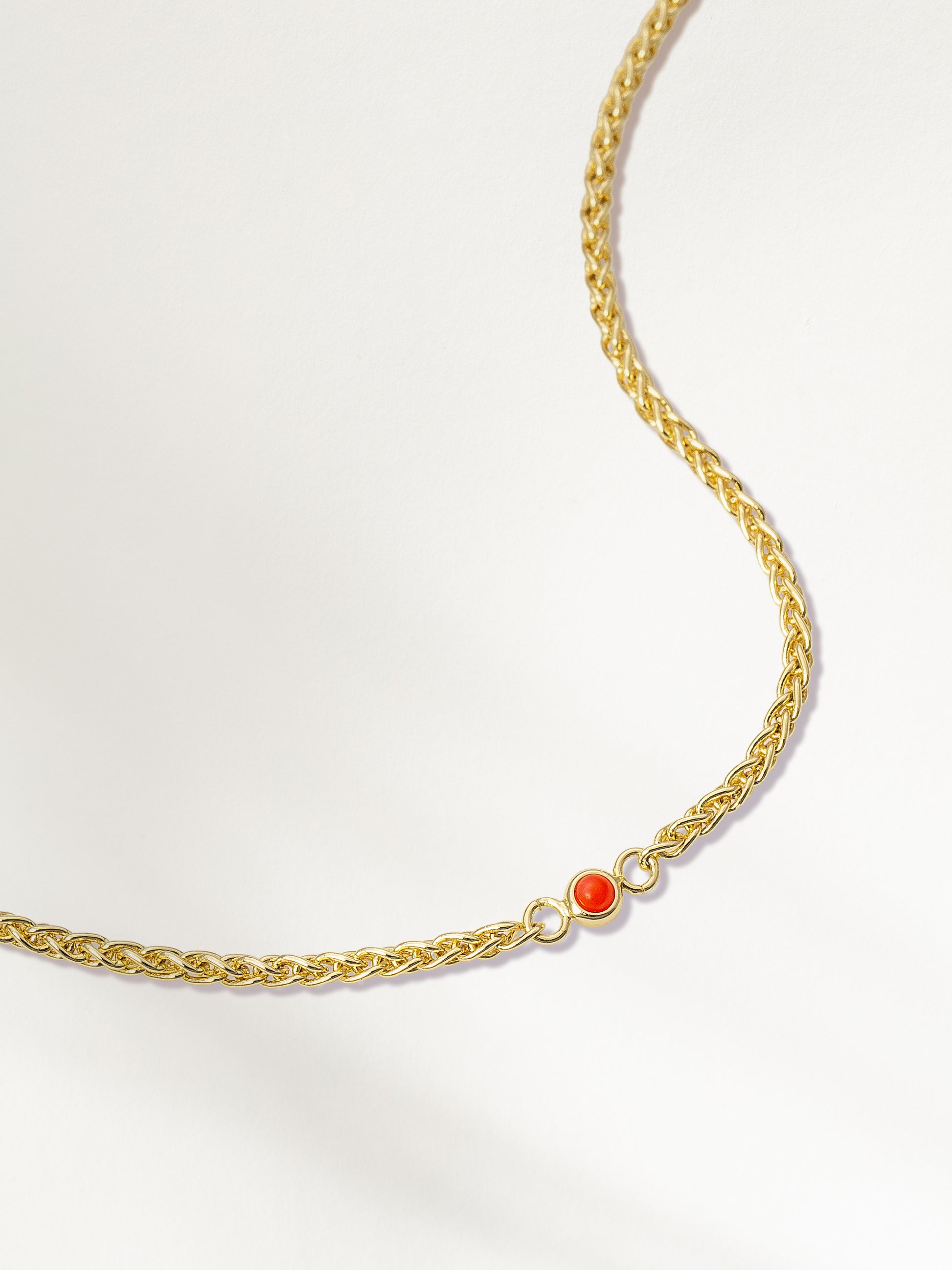 Precious Stone and Chain Bracelet | Gold | Product Detail Image | Uncommon James