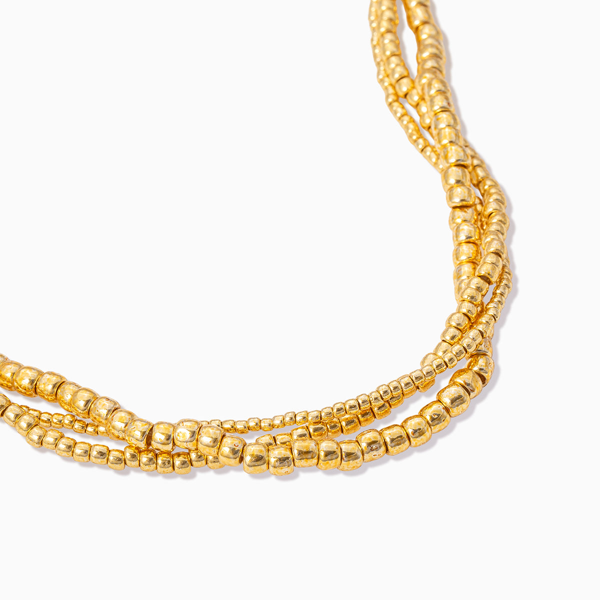 Triple Beaded Bracelet | Gold | Product Detail Image 2 | Uncommon James