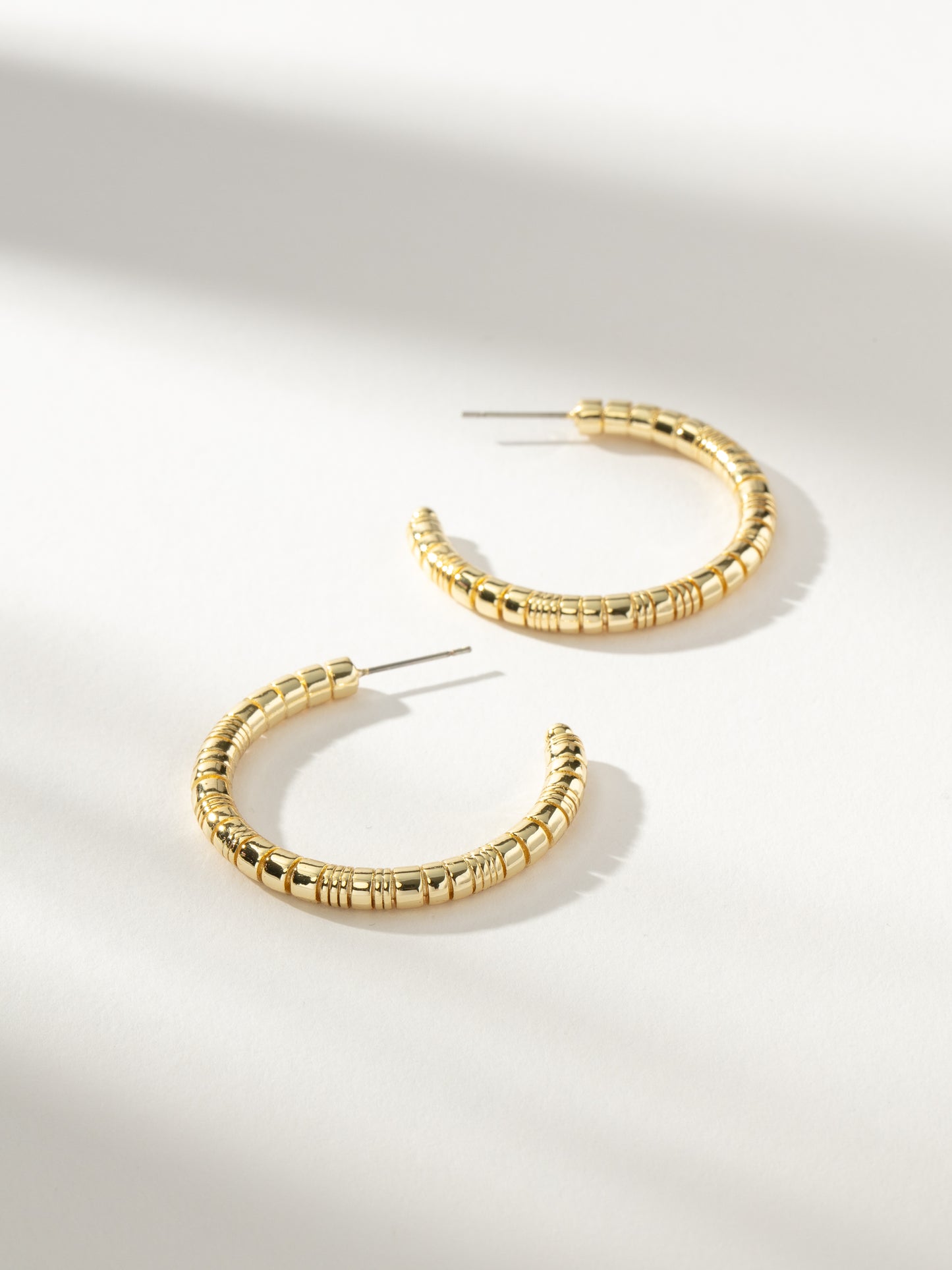 Next Level Hoop Earrings | Gold | Product Image | Uncommon James