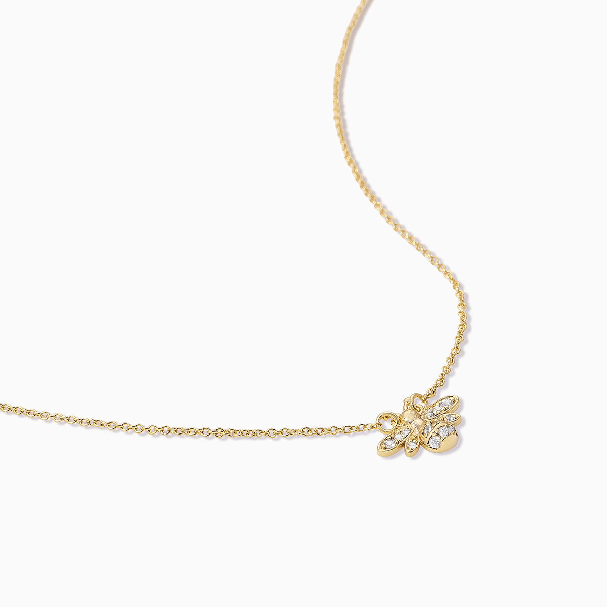 Bee Necklace | Gold | Product Detail Image | Uncommon James