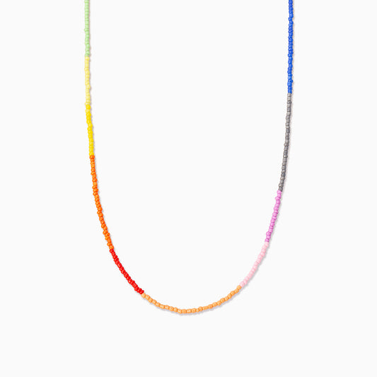 Color Block Beaded Necklace | Multi | Product Image | Uncommon James