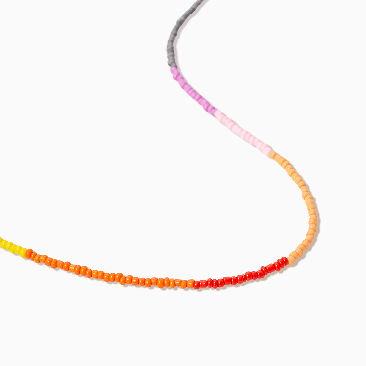 Color Block Beaded Necklace | Multi | Product Detail Image | Uncommon James