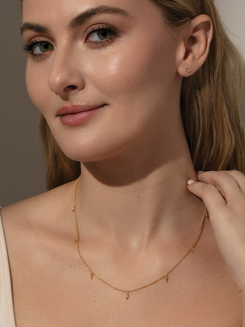 Silver or Gold Dainty Layering Chain Necklace Uncommon James