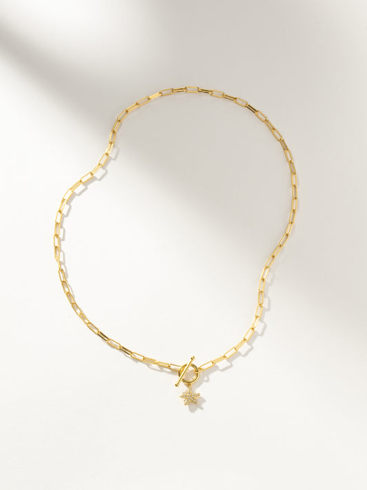 Starfish Pendant and Chain Necklace | Gold | Product Image | Uncommon James