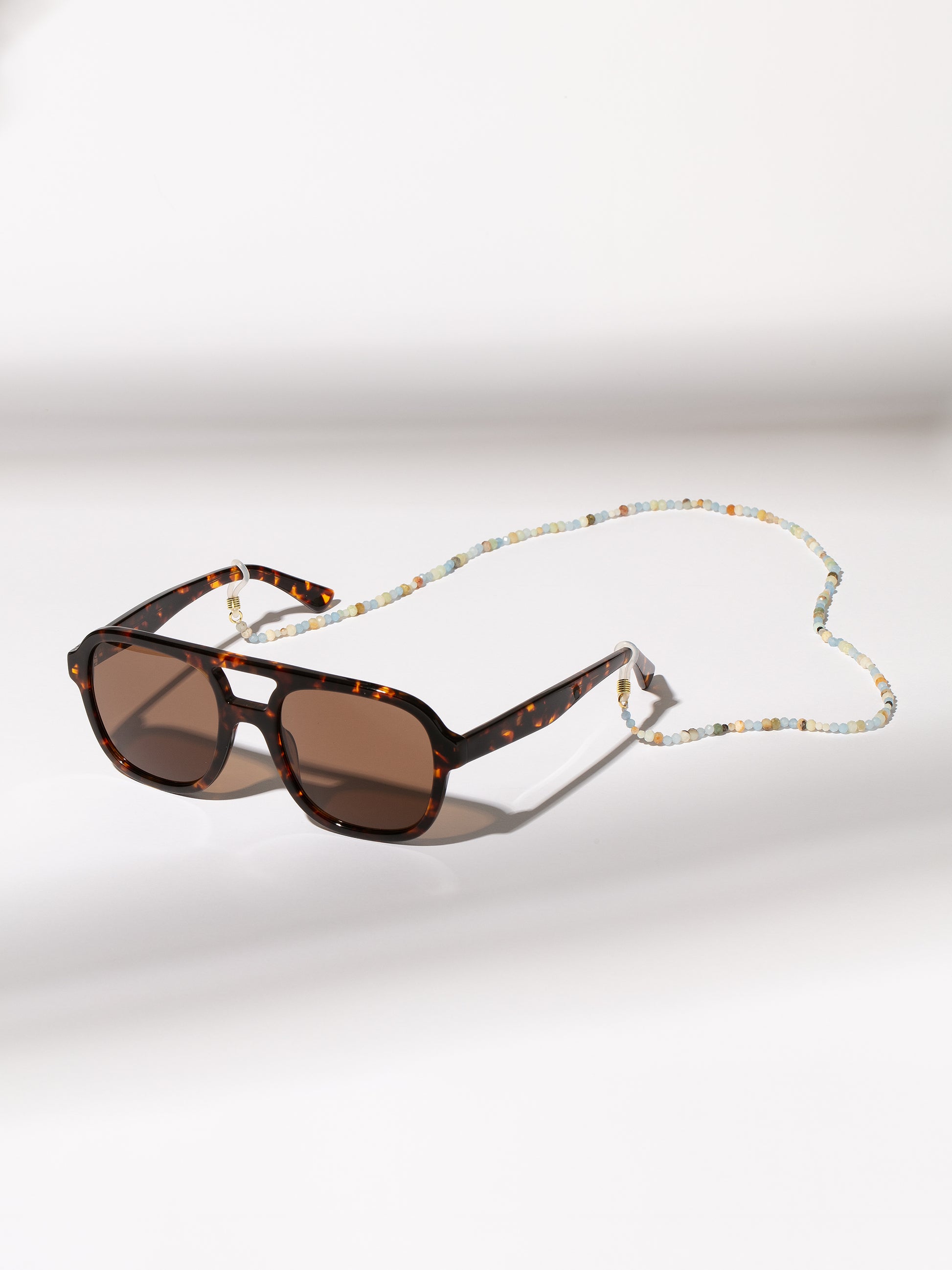 Seaside Beaded Sunglasses Chain | Blue | Product Detail Image 2 | Uncommon Lifestyle